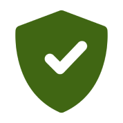 Mask group (1) Green shield with a check mark.